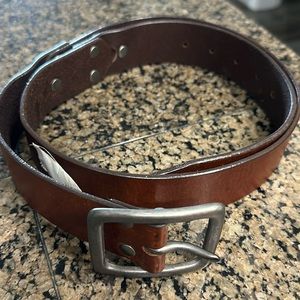Genuine leather belt